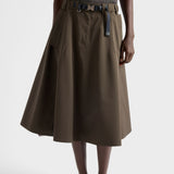 Technical fabric circle skirt
