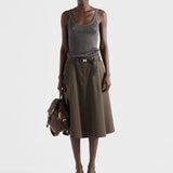 Technical fabric circle skirt