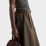 Technical fabric circle skirt