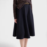 Light cashmere and wool skirt