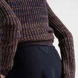 Light cashmere and wool skirt