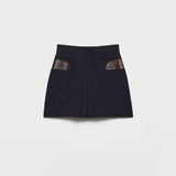 Kid mohair mini skirt