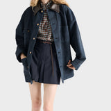 Kid mohair mini skirt