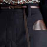 Kid mohair mini skirt