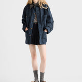 Kid mohair mini skirt