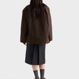 Kid mohair midi skirt