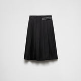 Pleated Re-Nylon skirt