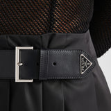 Pleated Re-Nylon skirt