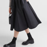 Re-Nylon pleated skirt