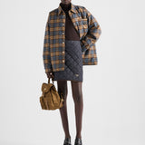 Lightweight Re-Nylon miniskirt