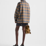 Lightweight Re-Nylon miniskirt