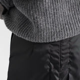 Flared Re-Nylon skirt