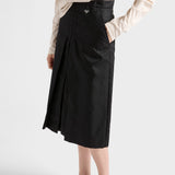 Flared Re-Nylon skirt