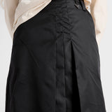 Flared Re-Nylon skirt