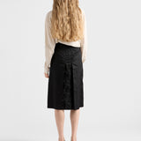 Flared Re-Nylon skirt