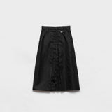 Flared Re-Nylon skirt