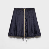 Light Re-Nylon pleated skirt