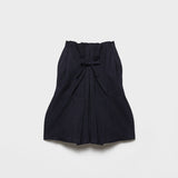 Chevron wool midi skirt