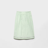 Cotton midi-skirt