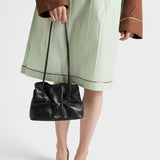 Cotton midi-skirt