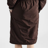 Reversible cotton jersey and Re-Nylon skirt