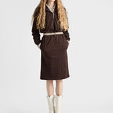 Reversible cotton jersey and Re-Nylon skirt