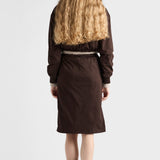 Reversible cotton jersey and Re-Nylon skirt