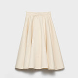 Chino midi-skirt
