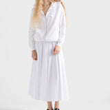 Reversible cotton jersey and Re-Nylon circle skirt