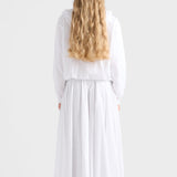 Reversible cotton jersey and Re-Nylon circle skirt