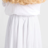 Reversible cotton jersey and Re-Nylon circle skirt