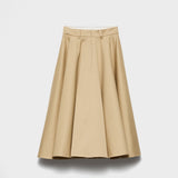 Chino midi-skirt