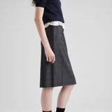Wool skirt