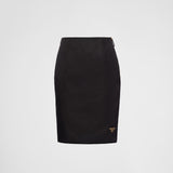 Re-Nylon pencil skirt