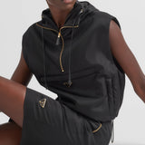 Re-Nylon pencil skirt