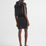 Re-Nylon pencil skirt