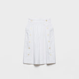 Soft cotton gabardine skirt