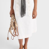 Cotton gabardine skirt