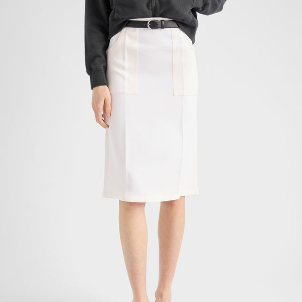 Compact sablé skirt