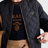 Camel-hair midi-skirt