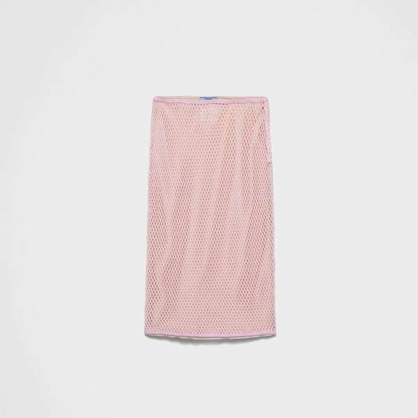 Cotton mesh skirt