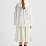 Technical pongé skirt