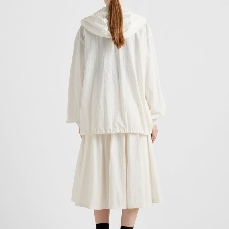 Technical pongé skirt