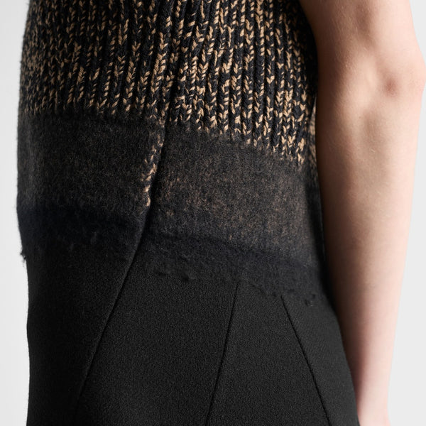 Shetland wool and cashmere dress