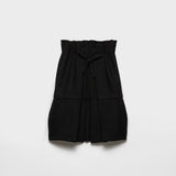 Short chevron wool dress