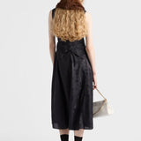 Floral jacquard dress