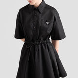 Short-sleeved Re-Nylon dress