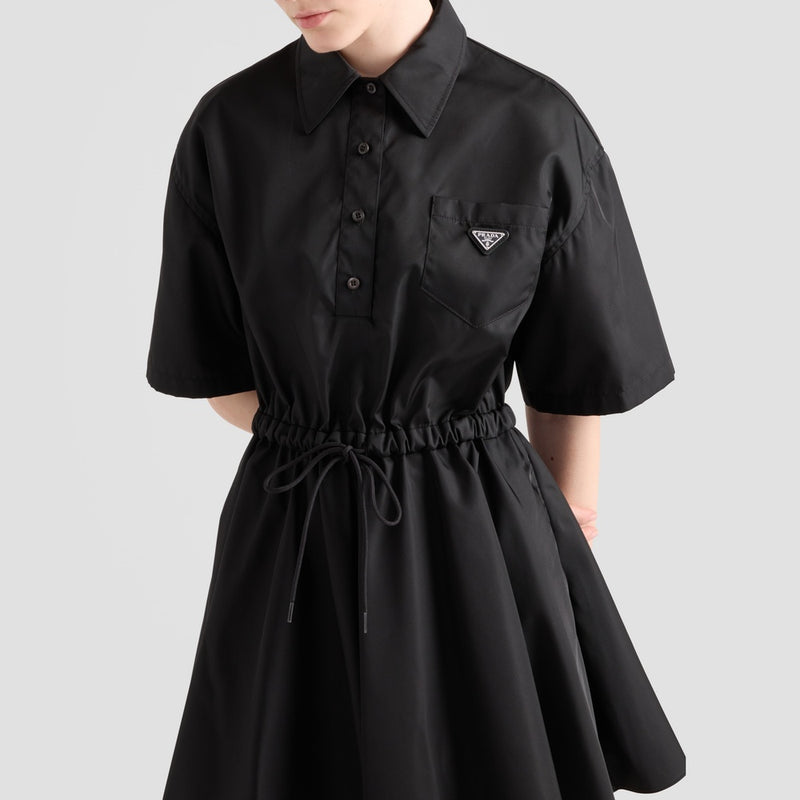 Short-sleeved Re-Nylon dress