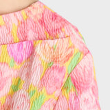 Floral print cloquet dress