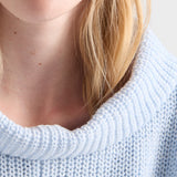 Mouliné wool knit dress